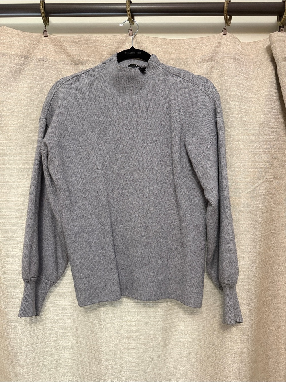 Vici Light Gray Turtleneck Sweater